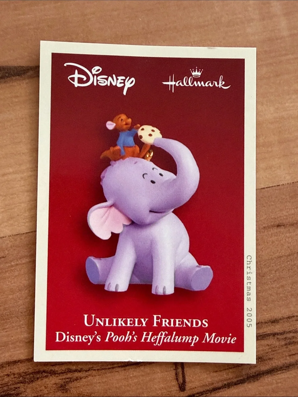 Hallmark 2005 Disney Ornament UNLIKELY FRIENDS Heffalump Roo Winnie The Pooh